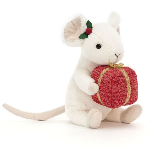 Jellycat Merry Mouse Present
