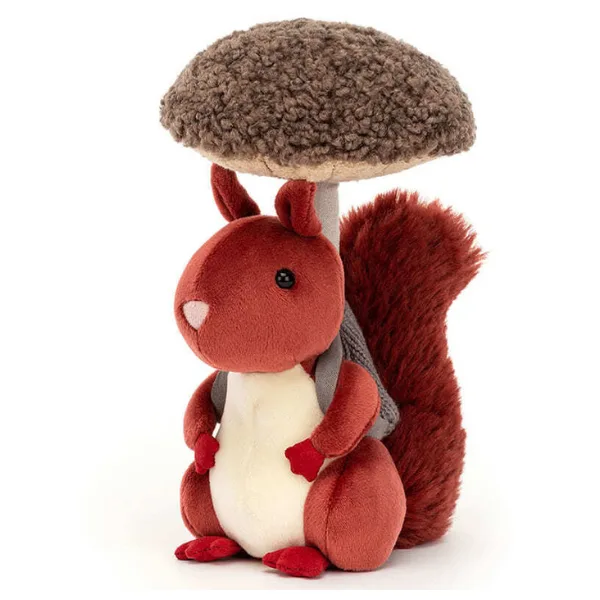 Jellycat Fungi Forager Squirrel
