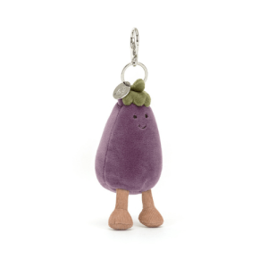 Jellycat Lively Eggplant Bag Charm