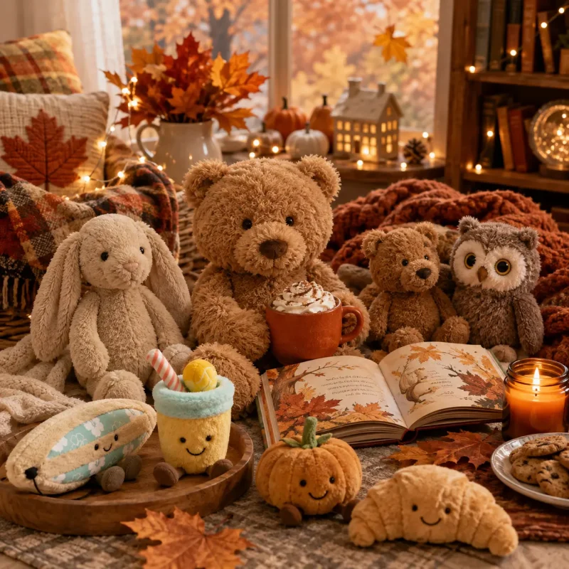 Cozy Indoor Activities to Enjoy with Your Jellycat This Fall