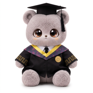 Graduation Gown and Cap Set Fits Jellycat Plush