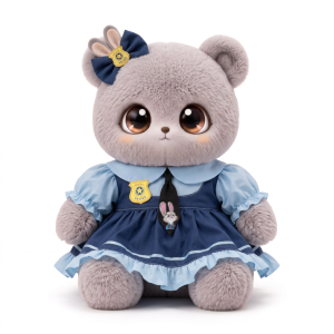 Sailor Collar Bow Dress Fits Jellycat Plush