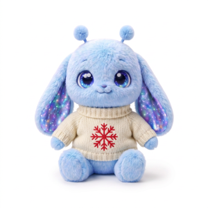 Cream Snowflake Knit Sweater Fits Jellycat 18cm Plush