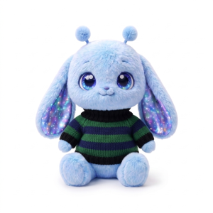 Black Green Stripe Knit Fits Jellycat 18cm Plush