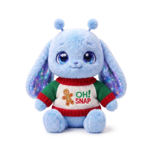 Gingerbread Snap Knit Sweater Fits Jellycat 18cm Plush