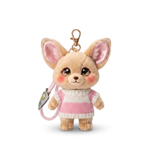 Pink Colourblock Knit Top Fits Jellycat 15cm Keychain Toy