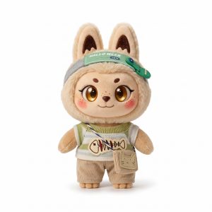 Sports Visor and Slogan Set Fits Labubu 17cm Plush