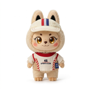 Baseball Cap and Sports Tee Fits Labubu 17cm Plush