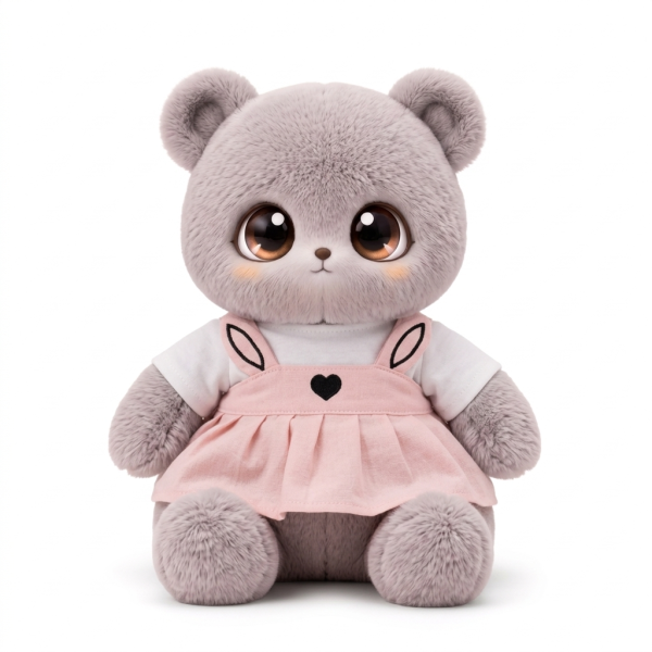Bunny Ear Pink Pinafore Fits Jellycat 28cm Plush