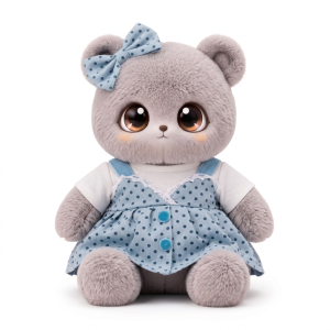 Blue Dot Pinafore Set Fits Jellycat 28cm Plush
