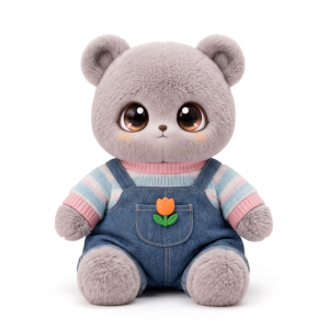 Tulip Pocket Denim Dungarees Fits Jellycat 28cm Plush