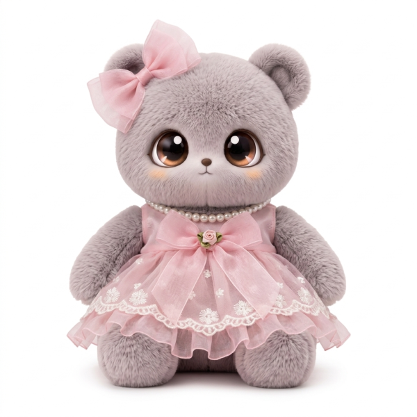 Pearl Trim Party Dress Fits Jellycat 28cm Plush
