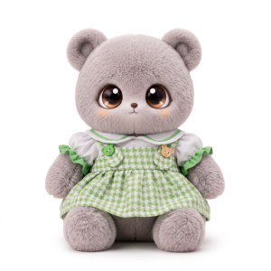 Green Gingham Pinafore Fits Jellycat 28cm Plush