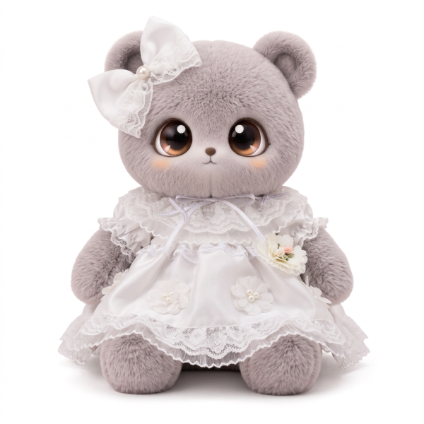 Lace Apron Wedding Dress Fits Jellycat 28cm Plush