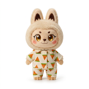 Watermelon Print Pyjama Set Fits Labubu 17cm Plush