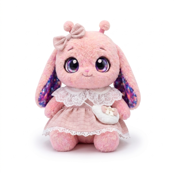 Blush Lace Ribbon Dress Fits Jellycat 18cm Plush