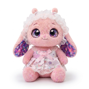 Star Print Lace Bonnet Dress Fits Jellycat 18cm Plush
