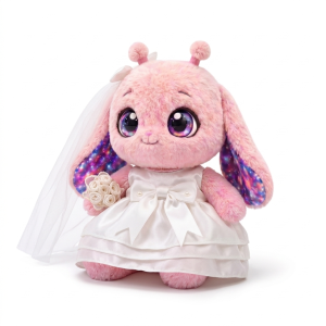 Ivory Bridal Veil Dress Fits Jellycat 18cm Plush