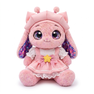 Pink Star Hooded Dress Fits Jellycat 18cm Plush