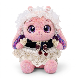 Ivory Lace Bonnet Dress Fits Jellycat 18cm Plush