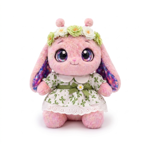 White Blossom Crown Dress Fits Jellycat 18cm Plush
