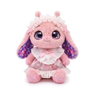 Pink Floral Bonnet Dress Fits Jellycat 18cm Plush