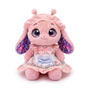Pink Blue Apron Dress Fits Jellycat 18cm Plush