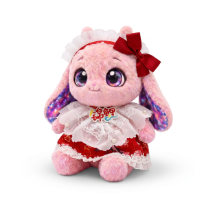 Red Lace Headband Dress Fits Jellycat 18cm Plush