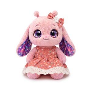 Coral Floral Lace Dress Fits Jellycat 28cm Plush