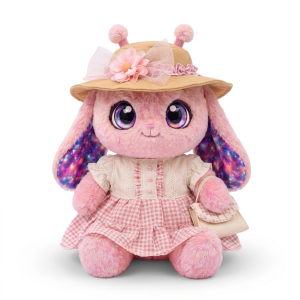 Gingham Sunhat Set Fits Jellycat 28cm Plush
