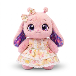 Cream Floral Tiered Dress Fits Jellycat 28cm Plush
