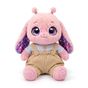 Beige Corduroy Overall Set Fits Jellycat 28cm Plush