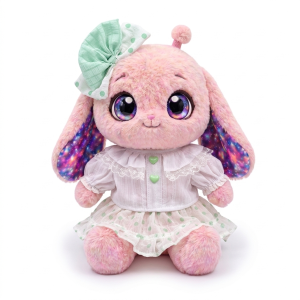 Mint Bow Lace Dress Fits Jellycat 28cm Plush