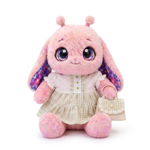 Gingham Basket Dress Fits Jellycat 28cm Plush
