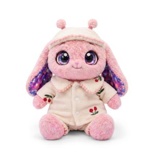 Cherry Knit Hooded Romper Fits Jellycat 28cm Plush