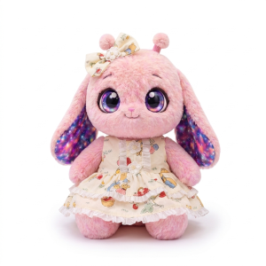 Toy Print Ruffle Dress Fits Jellycat 28cm Plush
