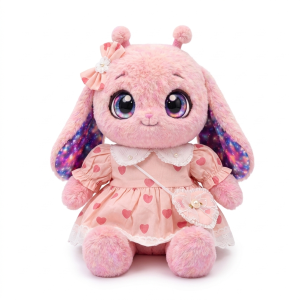 Pink Heart Collar Dress Fits Jellycat 28cm Plush