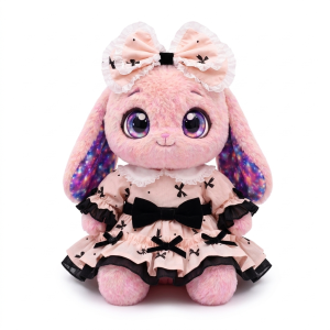 Bow Print Ruffle Dress Fits Jellycat 28cm Plush