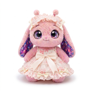 Cream Ribbon Lace Dress Fits Jellycat 28cm Plush