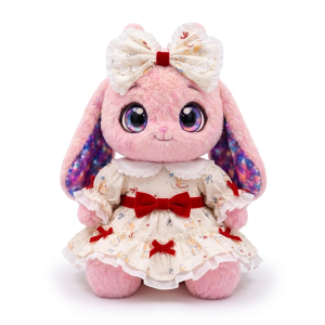 Red Bow Garden Dress Fits Jellycat 28cm Plush